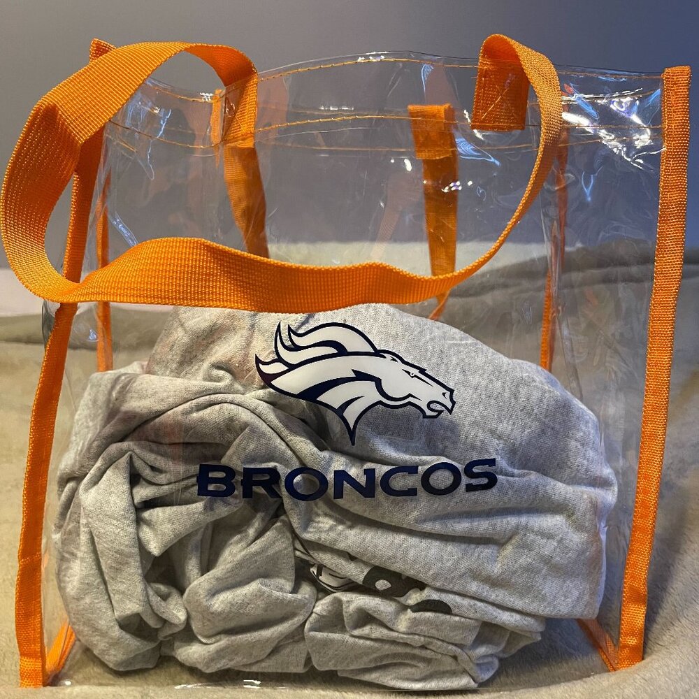 Broncos clear stadium bag